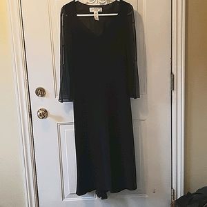 Jones New York long black elegant gown